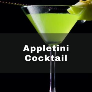 Appletini cocktail rezept