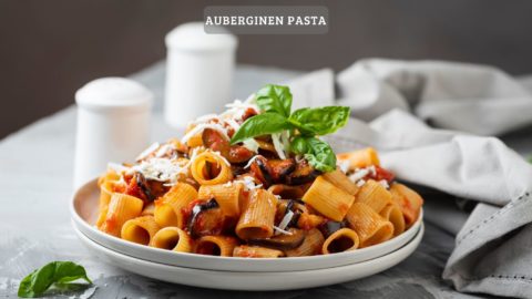 Auberginen Pasta – cremig, gesund und lecker