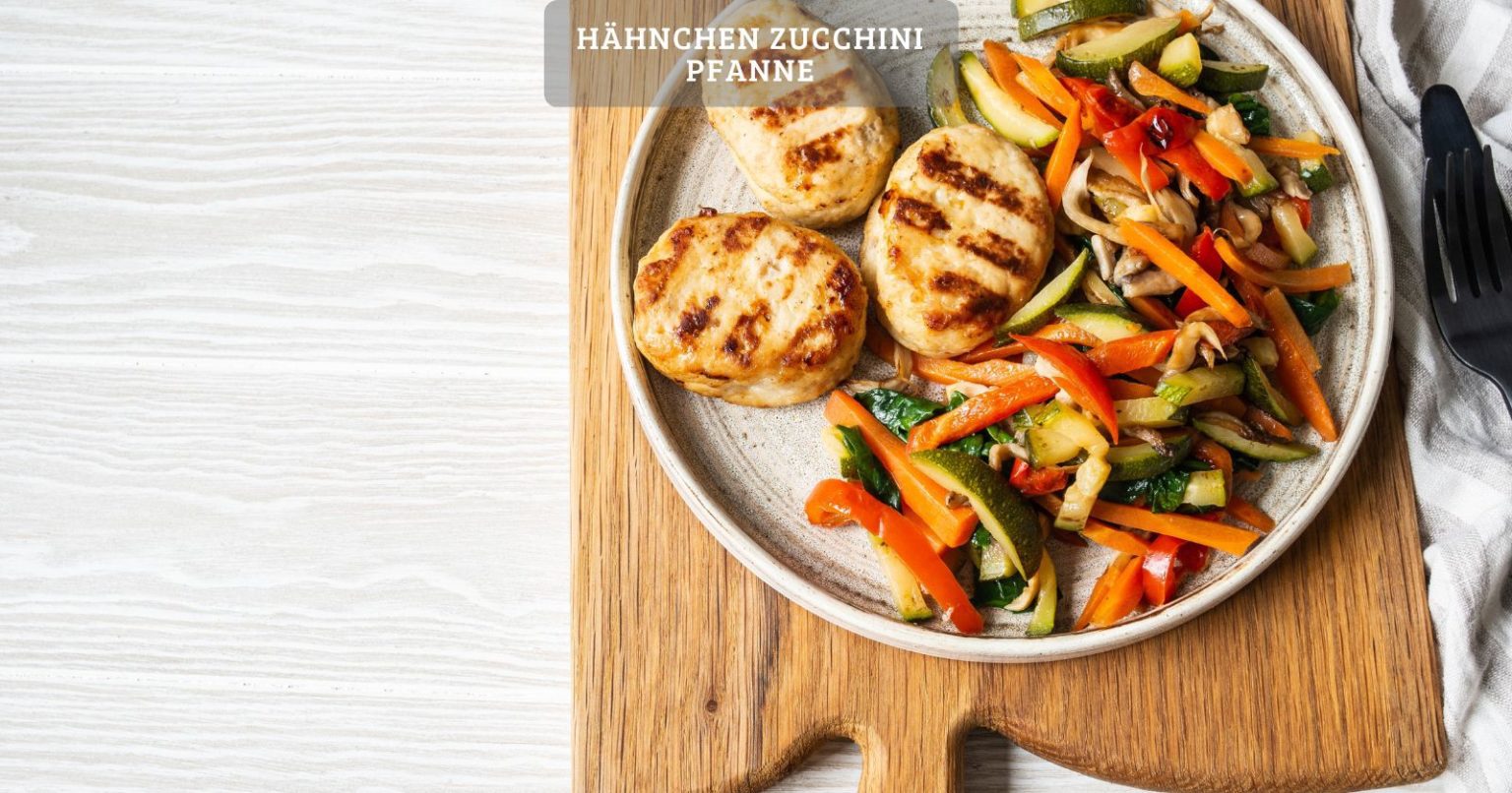 Hähnchen Zucchini Pfanne