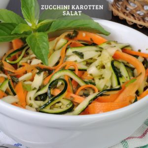 Zucchini karotten salat