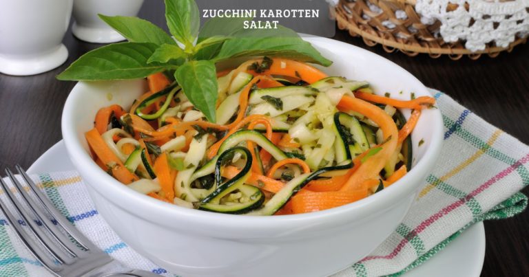 Zucchini karotten salat – low carb und vegan