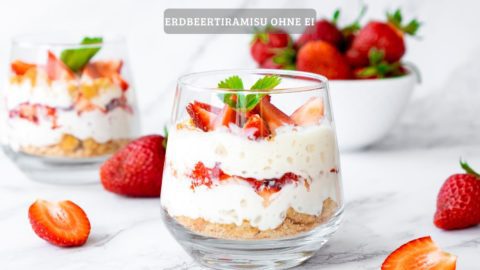 Erdbeertiramisu ohne Ei - Ein Traum von Dessert