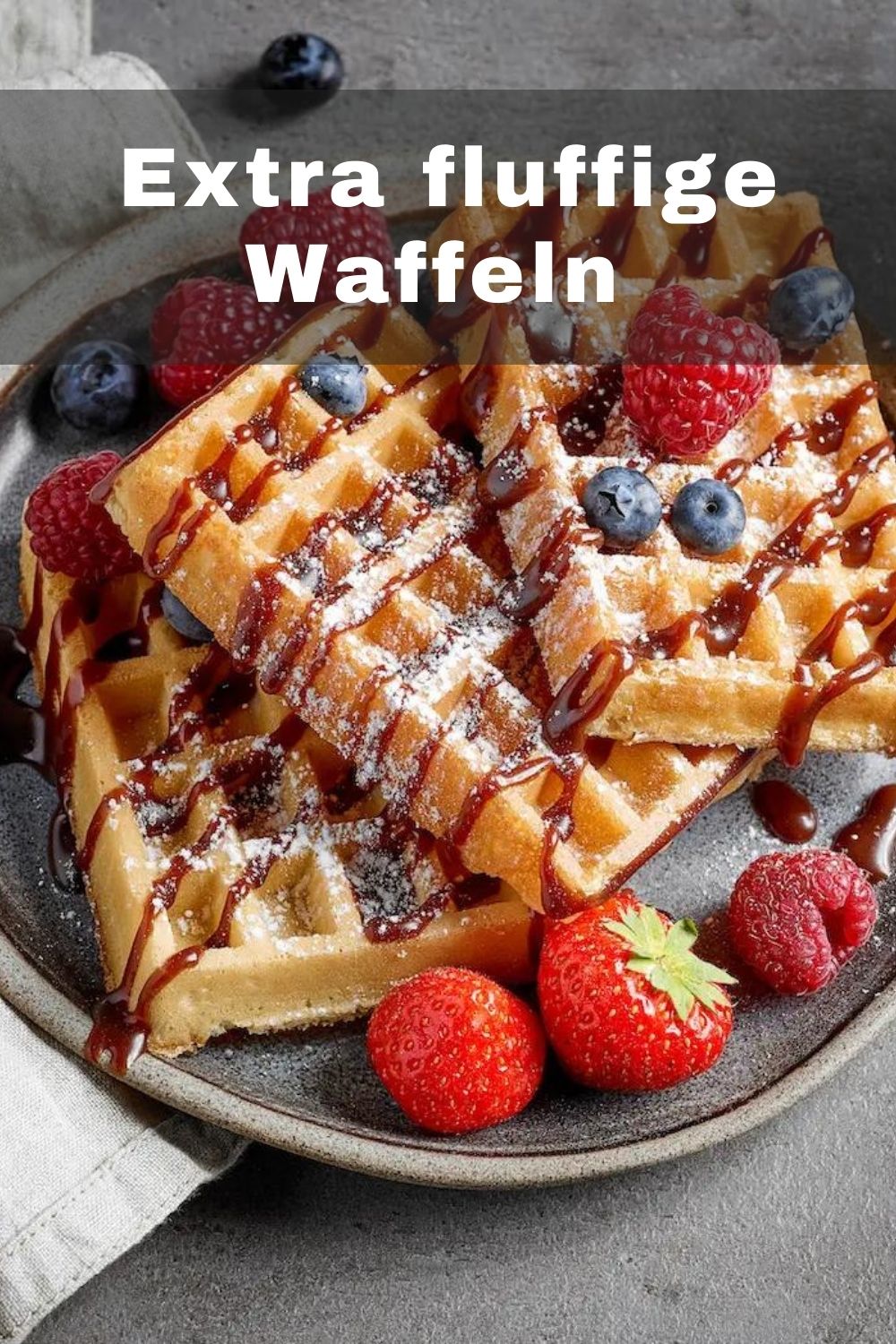 Extra fluffige Waffeln - lecker wie von Oma!