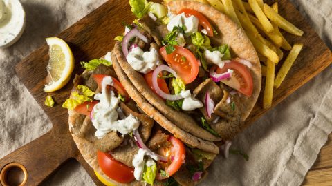 Gyros Pita - Griechisches Fast-Food