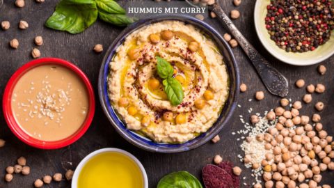 Hummus mit Curry – würzig und lecker
