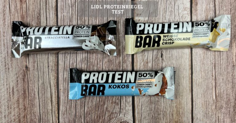 Lidl proteinriegel test – protein bar produkttest