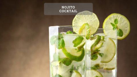 Nojito Cocktail mit Limette
