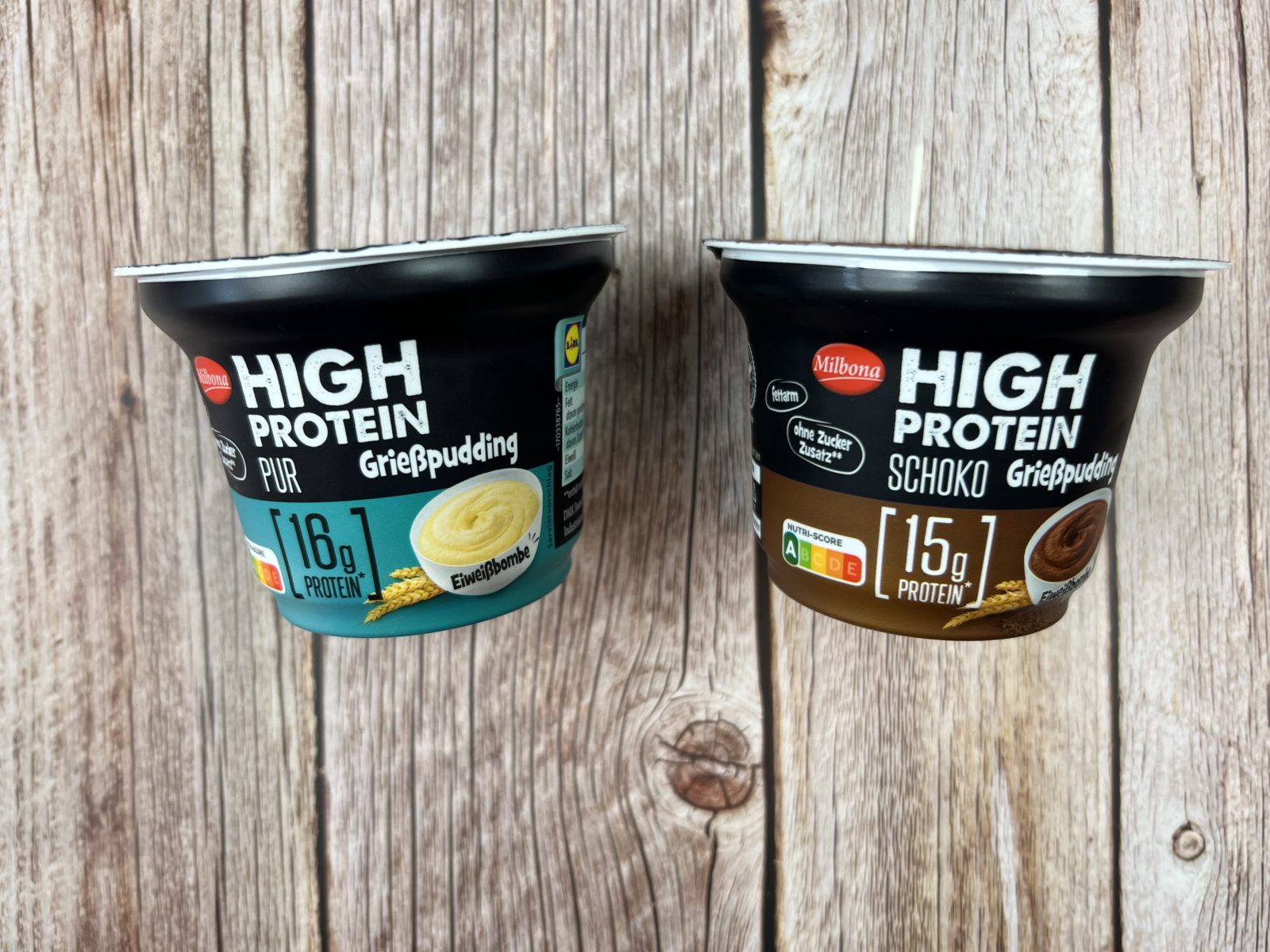 Lidl High-Protein Grießpudding Test – Milbona Protein Grieß