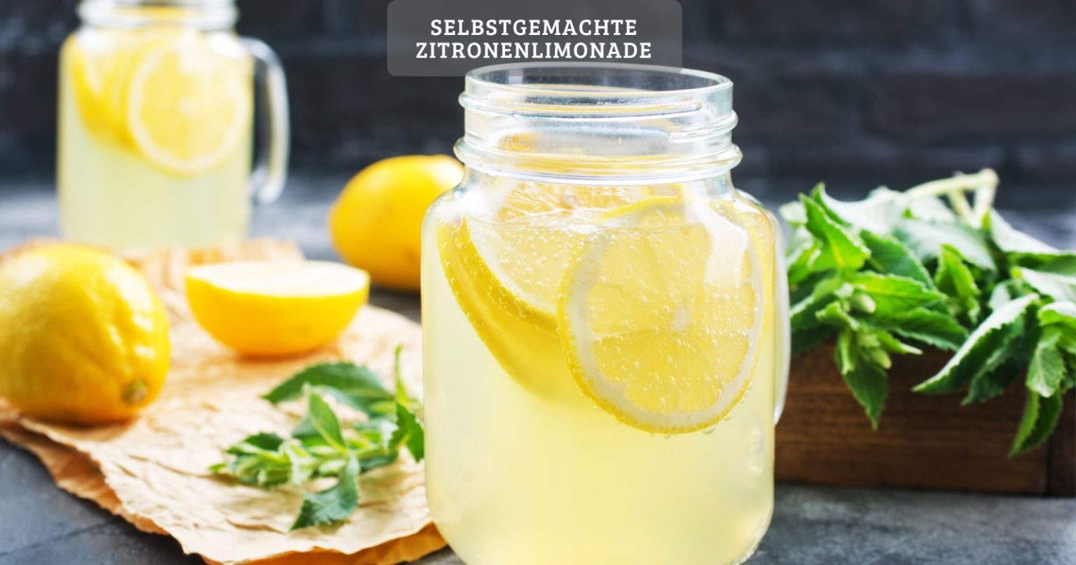 Der Klassiker: Zitronenlimonade selber machen!