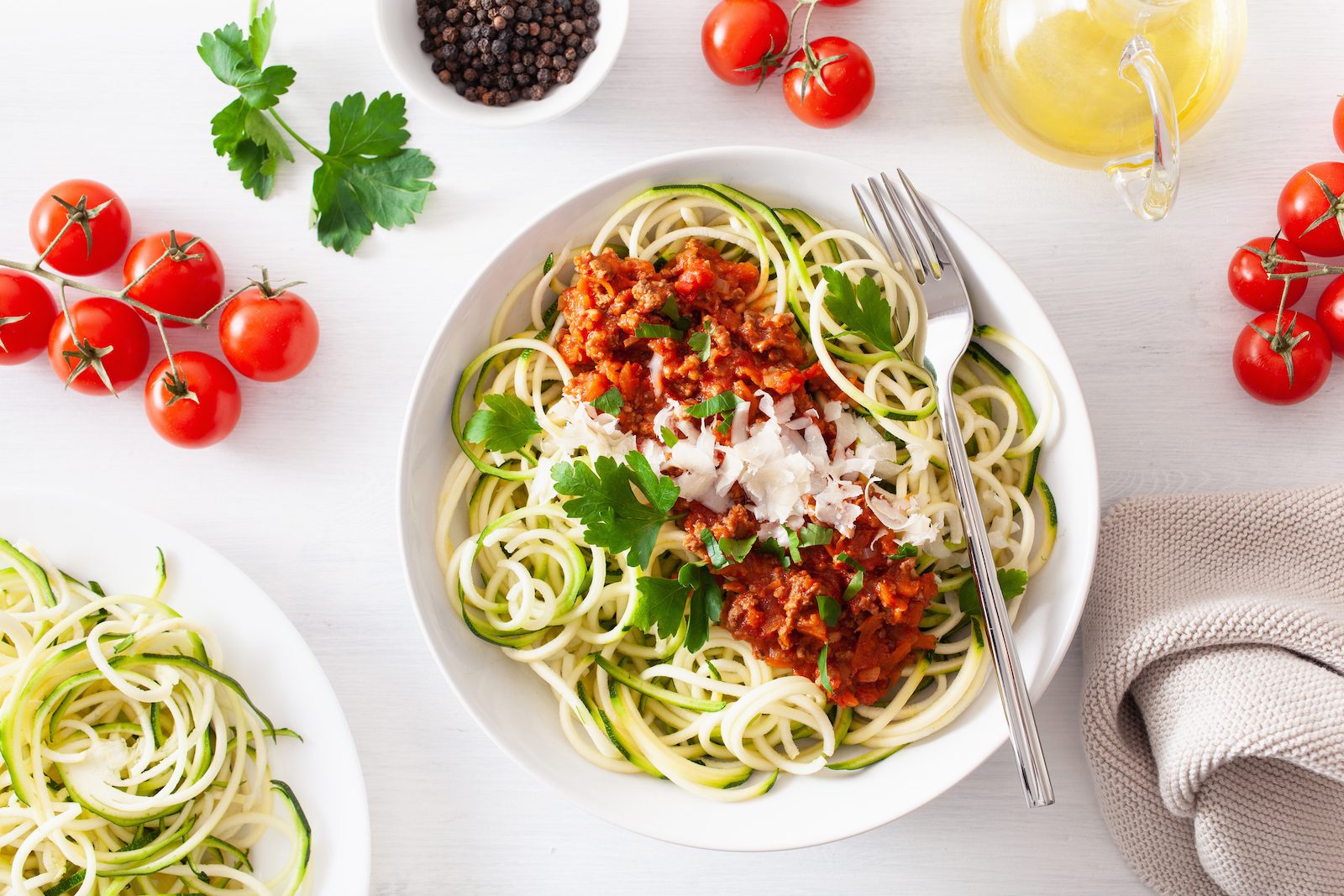 Zoodles mit bolognese