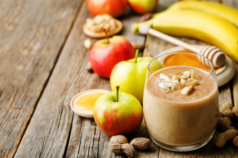Apfel bananen smoothie – vitaminbombe!