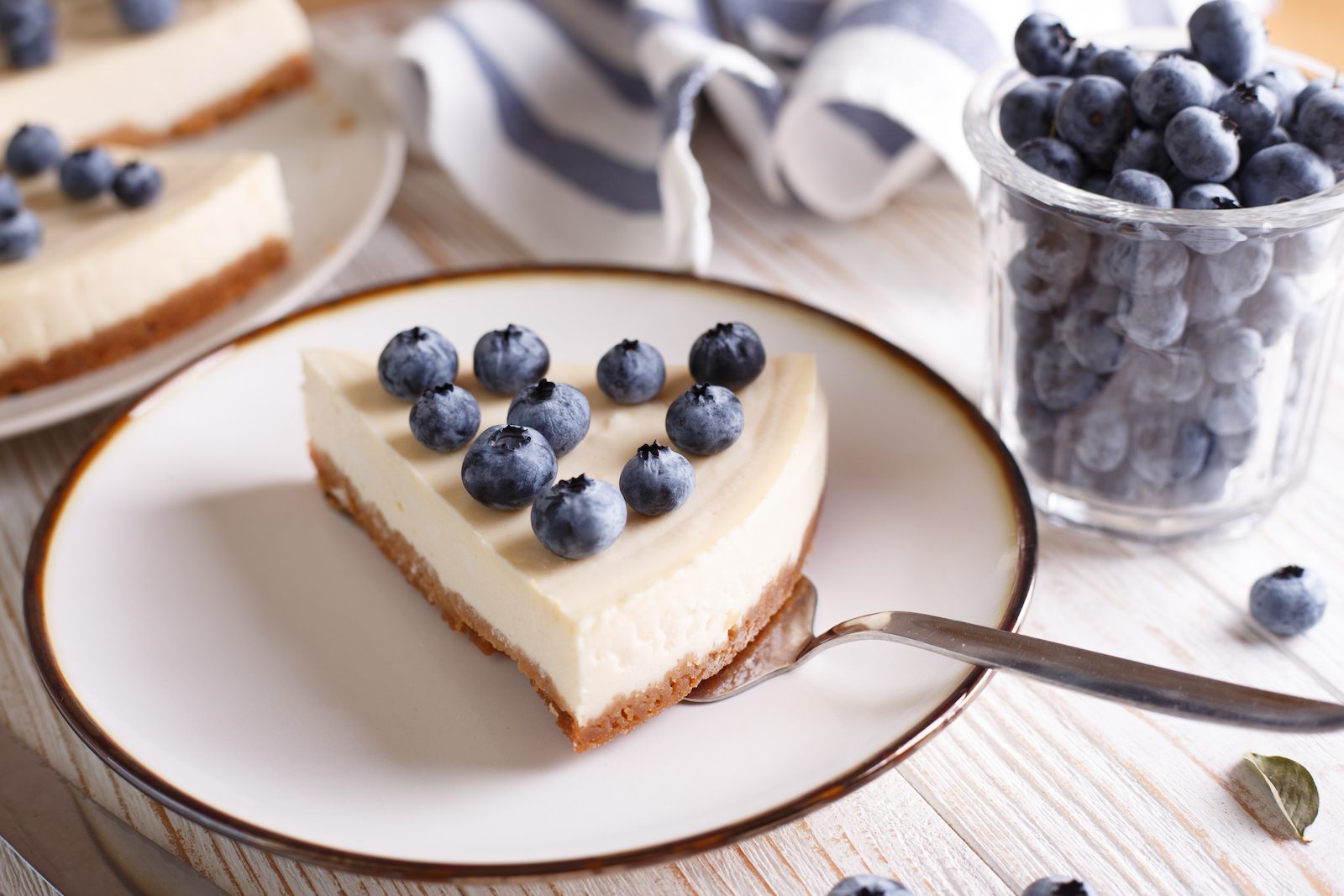 New york blueberry cheesecake