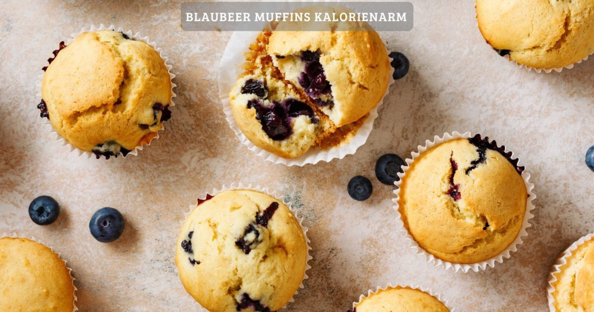 Kalorienarme Blaubeer Muffins – fluffig und lecker