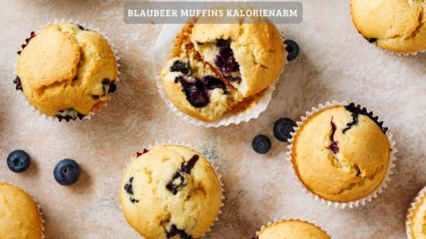 Kalorienarme Blaubeer Muffins – fluffig und lecker