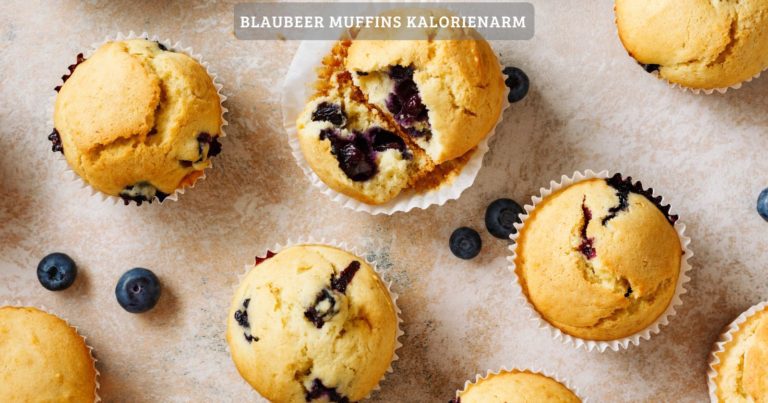 Kalorienarme blaubeer muffins – fluffig und lecker