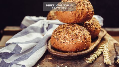 Dinkel-Vollkorn-Brötchen – ofenfrisch und einfach