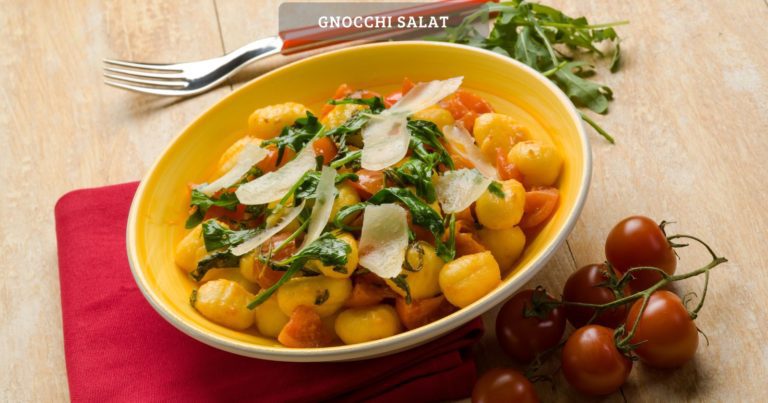 Gnocchi salat- der kartoffelsalat der anderen art