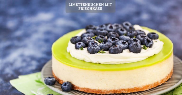 Limettenkuchen mit frischkäse – perfekt für den sommer