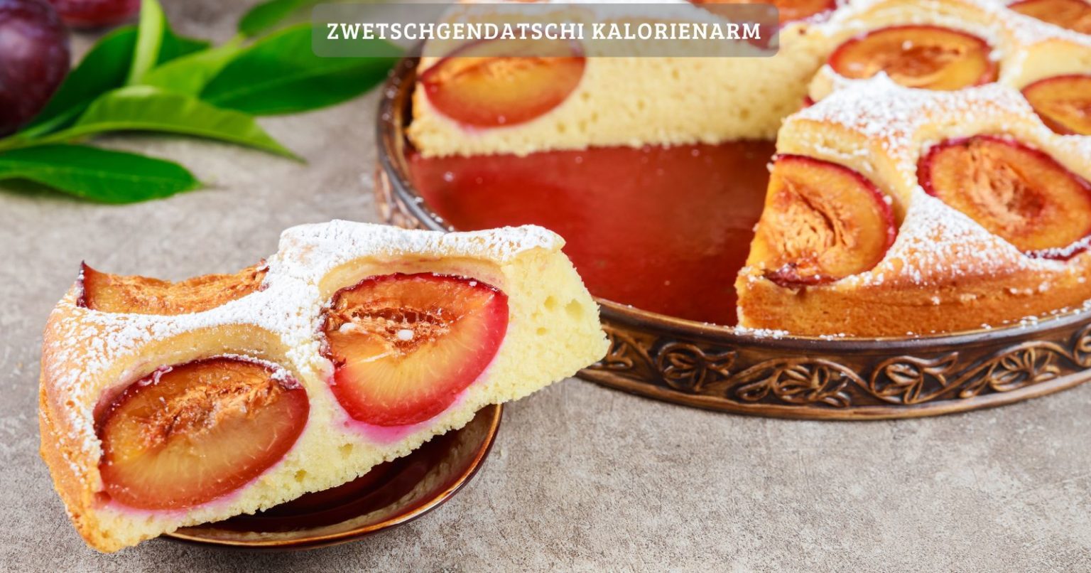 Zwetschgendatschi kalorienarm – fluffig und leicht