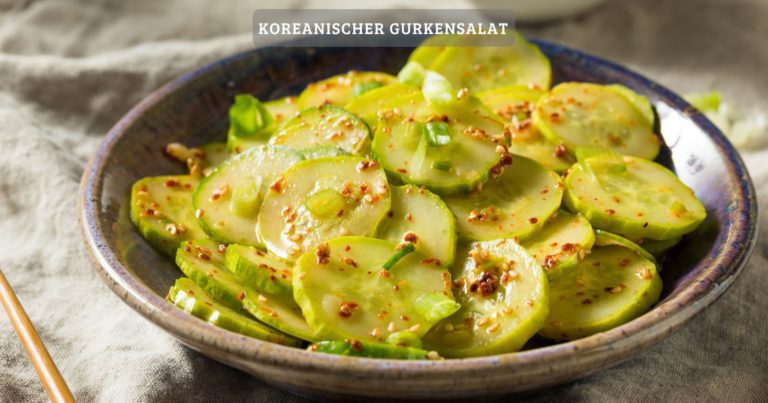 Koreanischer gurkensalat – scharf und lecker