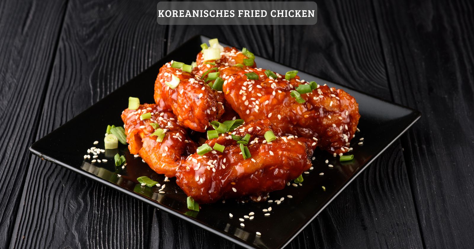Leckeres koreanisches fried chicken